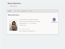 Tablet Screenshot of maarja.beerkens.info